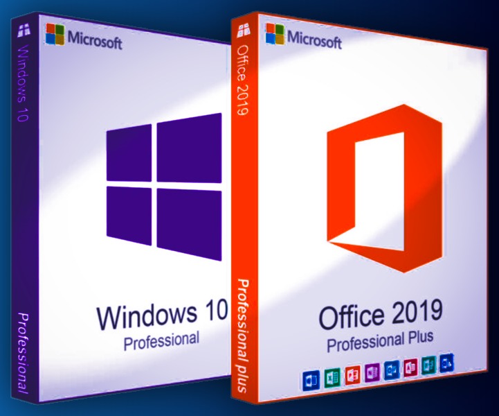 Windows 10 Pro + Office 2019 Professional Plus bundle – Genuine Digital License | Instant Activation